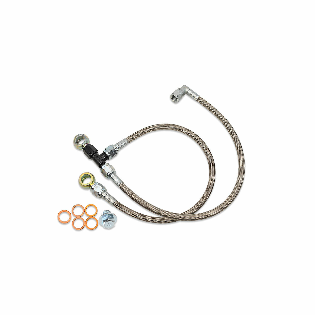 IAG Garrett GT Series Turbo Oil Feed and AVCS Line for Subaru WRX STI EJ engines