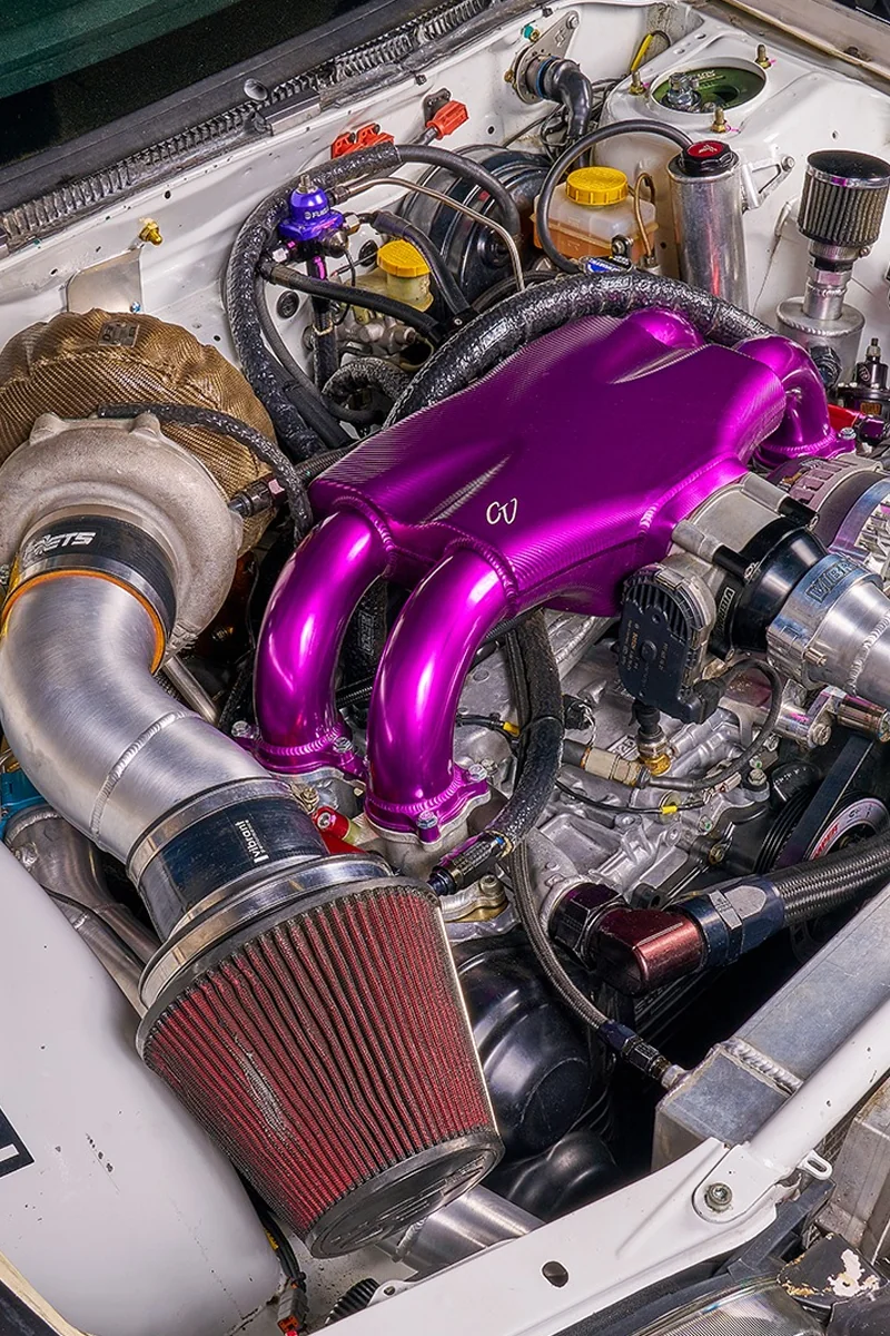 Team Boogeyman #70 IAG destroked EJ257 engine bay detail